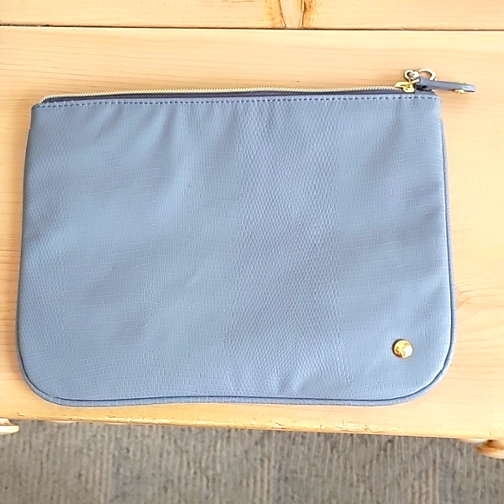 Stephanie Johnson Gray Zippered Pouch